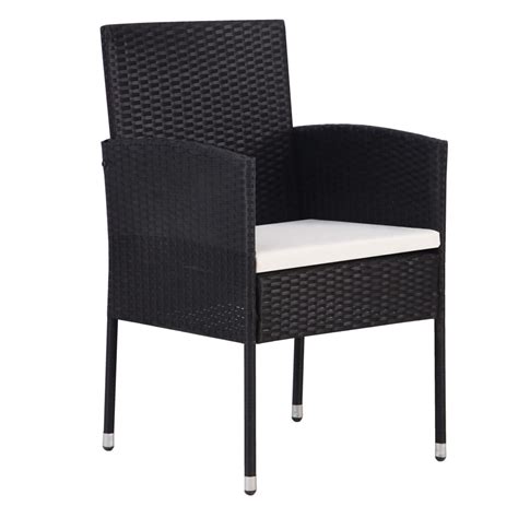 Chaise De Jardin Pcs R Sine Tress E Noir Cdiscount Jardin