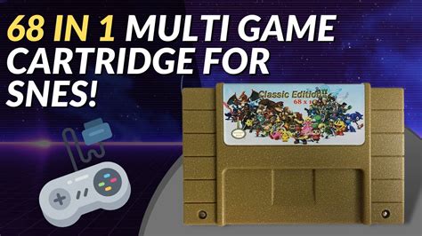 68 In 1 Multi Game Cartridge For SNES YouTube