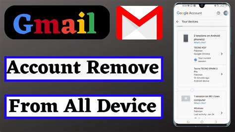 How To Remove Google Account From All Devices Sign Out Your Gmail