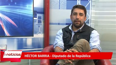 Entrevista Al Diputado Héctor Barría Pensiones Proyectos Y Educación