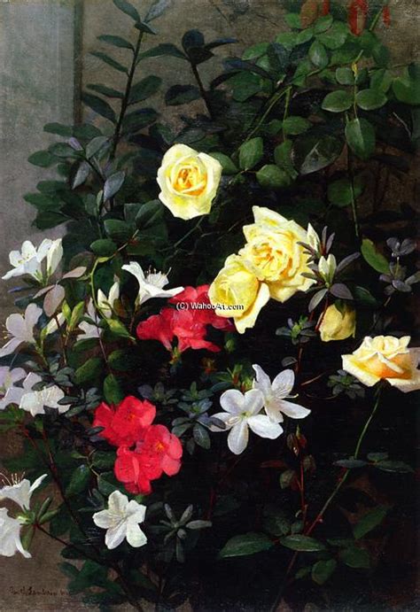 Museu De Reprodu Es De Arte Rosas E Azaleas Por George Cochran