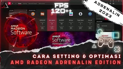 Cara Setting AMD Radeon Software 2023 Adrenalin Edition Di Optimasikan