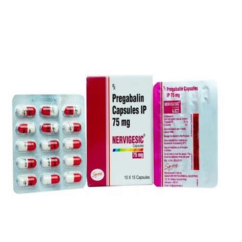 Pregabalin 75 Mg Nervigesic 75mg Capsule At 220 Stripe In Nagpur ID