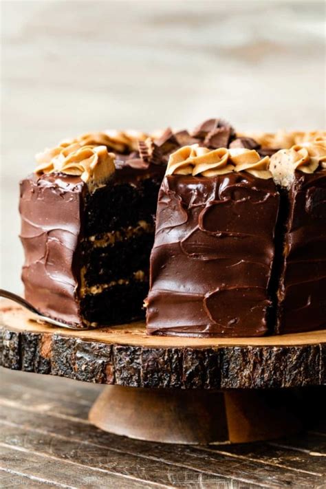 Chocolate Peanut Butter Cake Recipe Video Sally S Baking Addiction