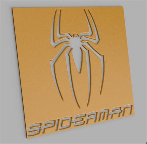 Archivo STL Gratis Spiderman Spray Plantilla Spider Man Spider Man