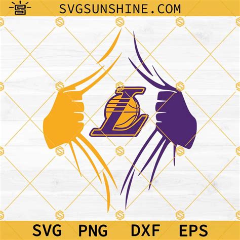 LA LAKERS SVG, Los Angeles Lakers SVG, Los Angeles Lakers Logo SVG PNG DXF EPS