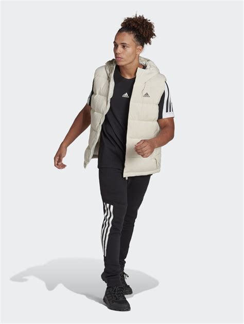 Adidas Gilet Helionic He1462 Beige Regular Fit Modivoit