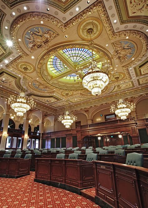 Illinois State Capitol Legislative Chambers Randy Burkett Lighting Design