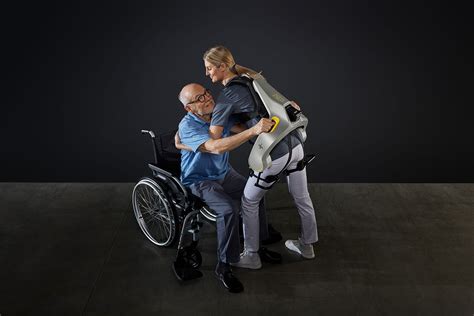 Apogee Exoskeleton Helps Nursing Staff Lift And Move Elderly Patients