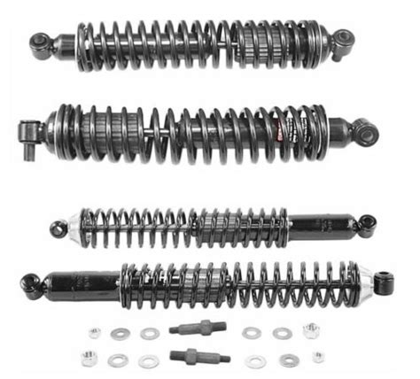 Monroe Load Adjusting Front Rear Shock Absorbers Coil Spring Set For