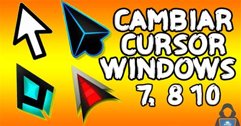 Como Cambiar El Cursor De Windows Sin Programas M S Pack De