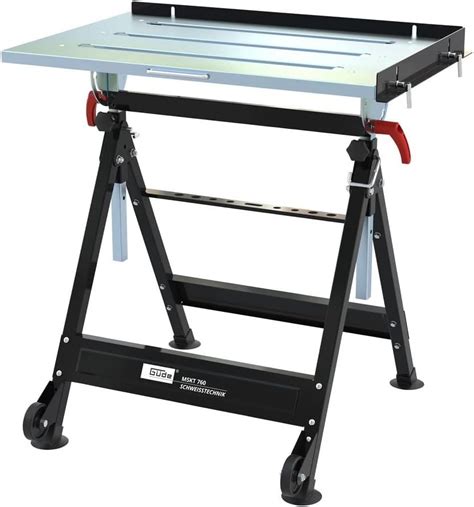 Amazon Güde MSKT 760 Mobile Folding Welding Table Galvanised Work