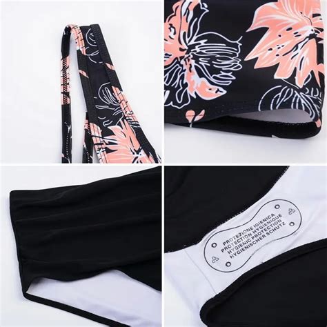 Maillot De Bain Push Up Maillots De Bain Femmes Taille Haute Bikini Grande Taille