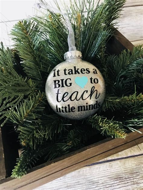 Teacher Ornament Gift For Teacher Teacher Gift Christmas Etsy