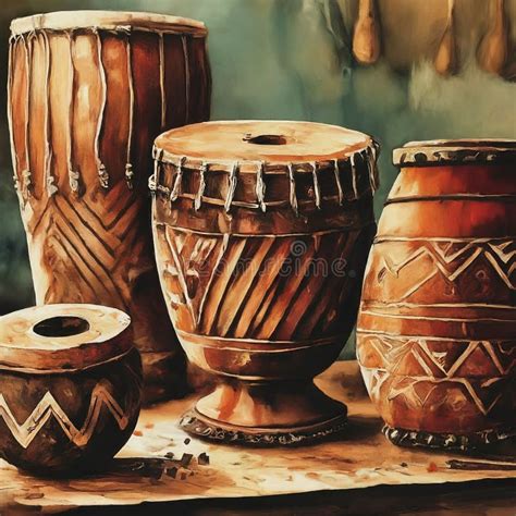 African Musical Instruments Stock Illustrations 884 African Musical