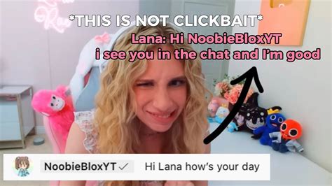 Lana Replying Back To Me Compilation Lanaslifeee Hope She See This