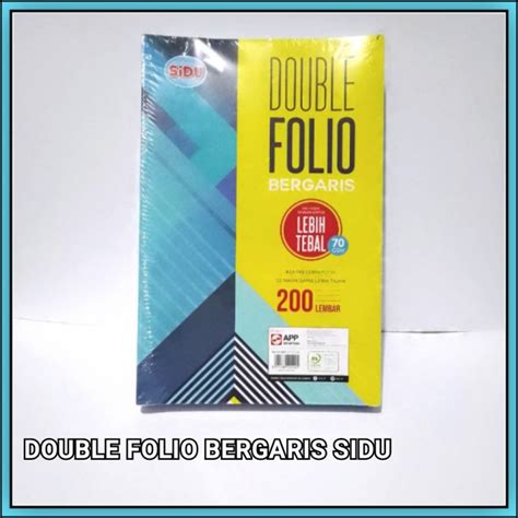 Pak Kertas Double Polio Bergaris Double Folio Garis Sidu Isi