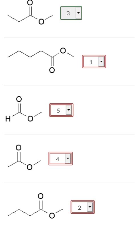 Solved Rank The Following Compounds In Order Of Their Boiling Points