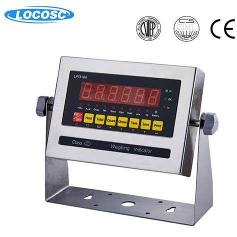 Oiml Stainless Steel Digital Scale Indicator With Counting And Check