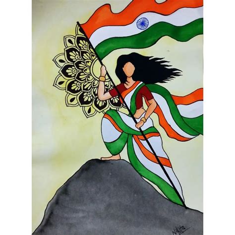 🇮🇳happy Republic Day 🇮🇳 Republic Day Art By Me👩‍🎨 Ig Creativesoul