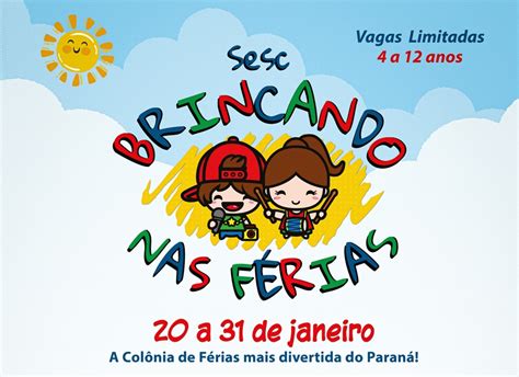 Sesc Brincando Nas F Rias A Sesc Paran