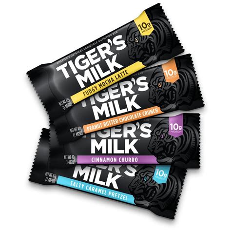 Tiger's Milk Bars — Snackathon Foods