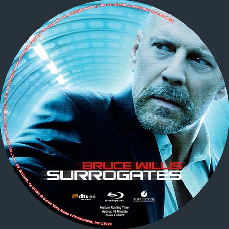 Surrogates Custom Blu Ray Label 001 Dvd Covers Cover Century Over