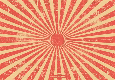 Red Grunge Style Sunburst Background 125329 Vector Art At Vecteezy