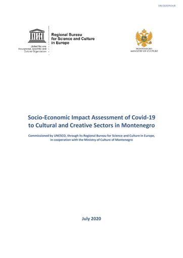 Socio Economic Impact Assessment Of Covid 19 To Cultural And Creative