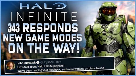 Halo Infinite News 343 Responds To Player Backlash New Game Modes On The Way Youtube