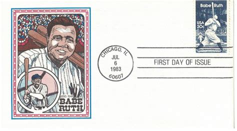 Fdc C Babe Ruth Panda D United States General