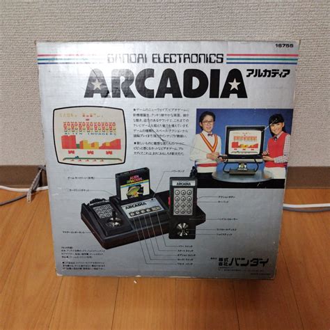 レア 希少 バンダイ アルカディア 本体 美品 動作品 BANDAI ELECTRONICS ARCADIA GAME 当時物 昭和レトロ