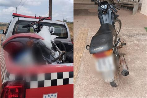 Motocicleta roubada é recuperada pela polícia abandonada em terreno em