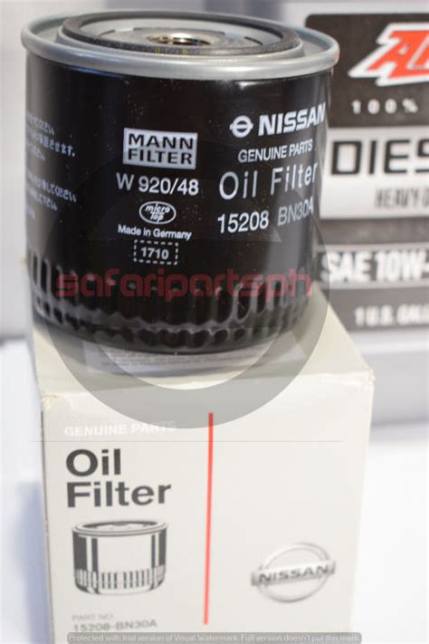 Nissan Navara Np Nissan Terra Nv Navara D Oil Filter Genuine