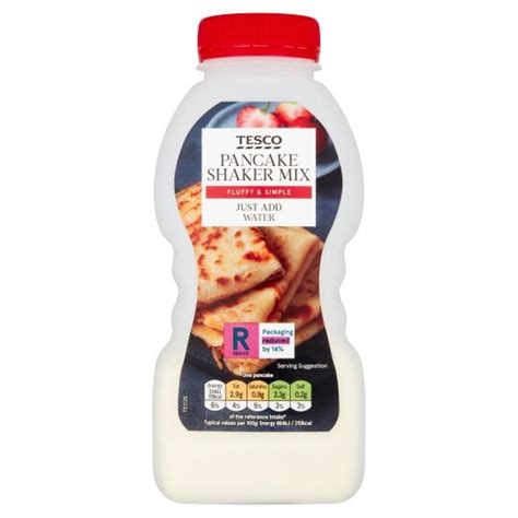 Tesco Pancake Shaker Traditional Mix 155g Tesco Groceries