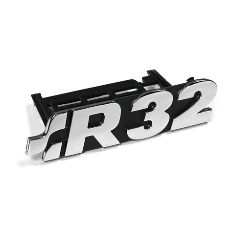 Original Vw Golf R K Hlergrill Clip Tuning Emblem Zeichen Chrom Ahw