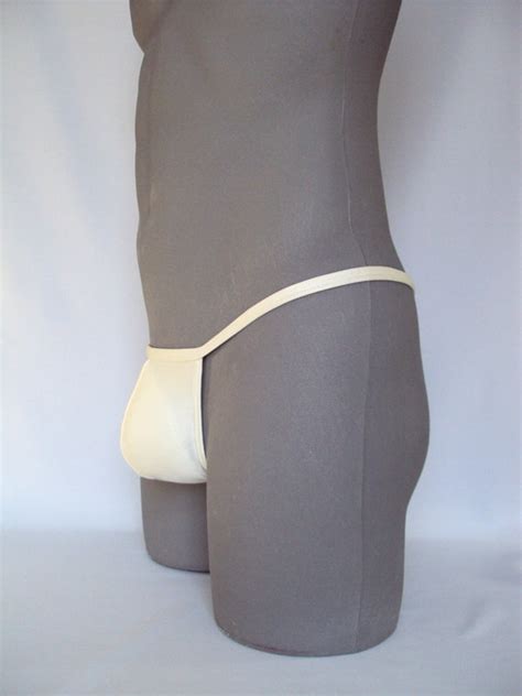 Body Builders Posing String Men Bikini Swimwear Ivory Etsy