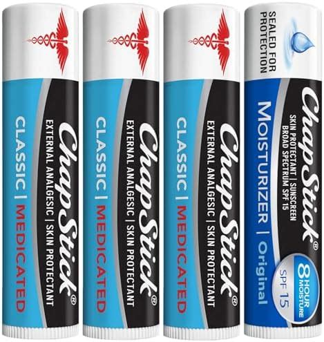 Amazon.com : ChapStick Dry Lips & Cold Sore Pain Relief Bundle ...