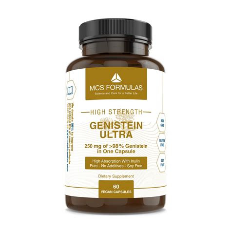 Genistein Ultra, 250 mg / Capsule - MCS Formulas