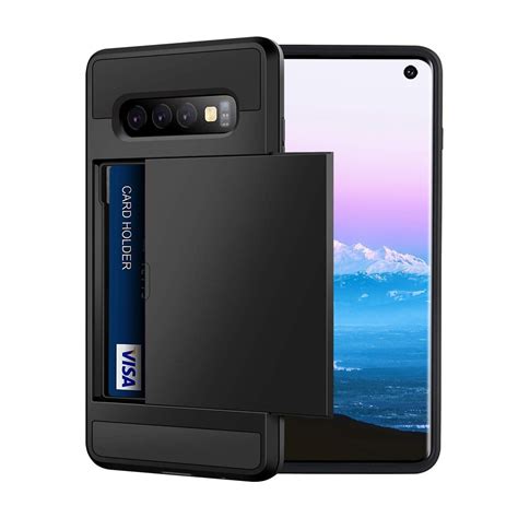 Mignova Galaxy S Case Rugged Double Layer Protection Card Holder