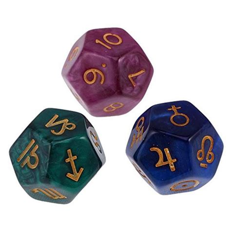 Divination Dodecahedron Astrology Dice Have Your Future Guided