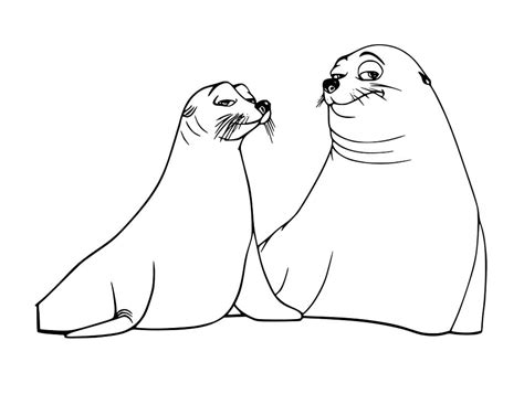 Sea Lion Coloring Pages Free Printable Coloring Pages For Kids