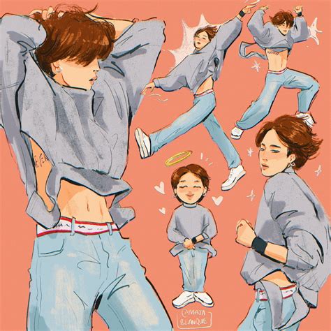 Maja On Twitter Jimin Fanart Bts Drawings Bts Chibi