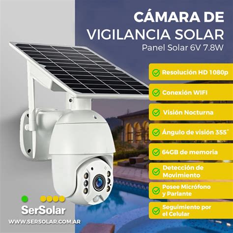 CAMARA DE VIGILANCIA SOLAR WI FI SERSOLAR