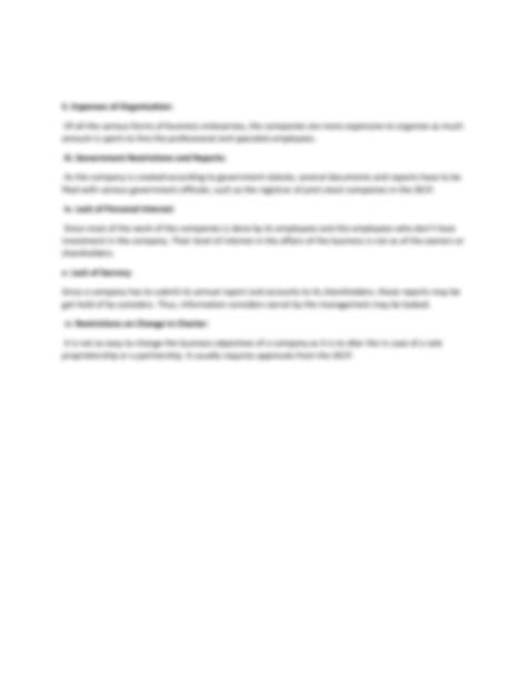 Disadvantages Of A Private Company 3