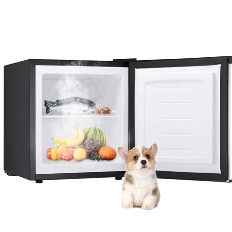 Auseo Mini Freezer Countertop, Energy Saving 1.1 Cu.ft, Single Door ...