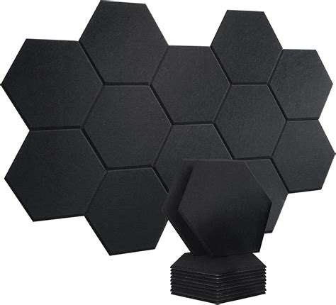 Paneles Hexagonales De Espuma De Absorción Acústica Paquete De 12