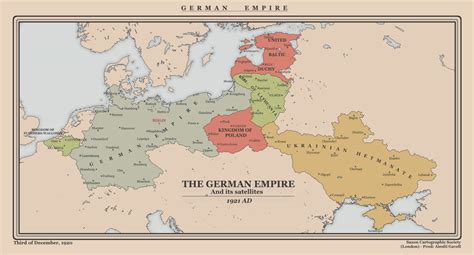 the german empire map with major cities