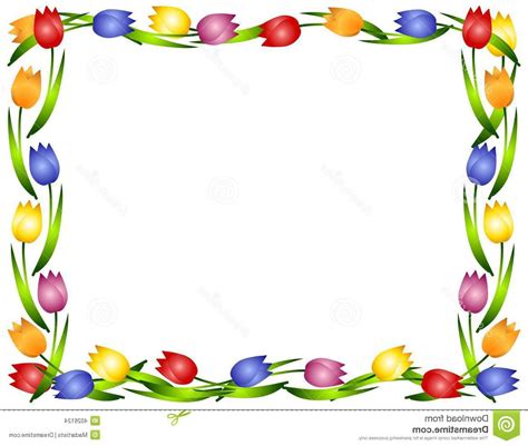 flower borders design clipart  genevieve tarrant blog