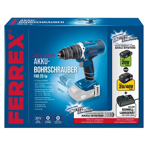 Ferrex V Akku Bohrschrauber Aldi S D